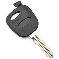 Remote Start Tanpa Kunci, Pengganti Fob Kunci Kendaraan Kosong, Cangkang Kunci Transponder dengan Bilah Kunci Belum Terpotong