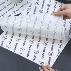 Custom Logo Eco-Friendly Biodegradable Recyclable PE Greaseproof <b>Paper</b> Four-Color Printing for Bread Burger Sandwich <b>Wrapping</b> - Product Image 5
