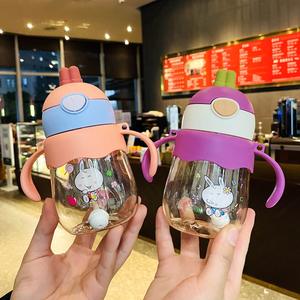 แก้วหัดดื่มสำหรับเด็ก แก้ว<span class=keywords><strong>นม</strong></span><span class=keywords><strong>เด็ก</strong></span>แบบพกพา พร้อมสายสะพา<span class=keywords><strong>ย</strong></span>สำหรับเด็กอนุบาล ใช้ได้สองแบบ ทำจากพลาสติก - Product Image 2