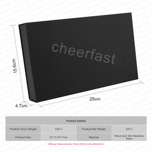 Cheerfast Factory Venta al por mayor Ice Chilling Stick High-End Acero inoxidable Wine Chiller Stick Juego <span class=keywords><strong>de</strong></span> regalo - Product Image 6