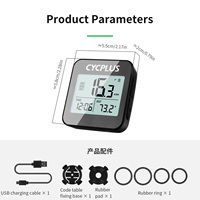 TOSUOD Komputer Sepeda GPS Nirkabel 600mAh IPX6 Speedometer Latihan Pendakian MTB untuk Pesepeda