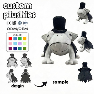 Muñecos de peluche personalizados, Muñeco Mellcgan, Bajo MOQ, Mini arnés con patrón, Decoración de <span class=keywords><strong>café</strong></span> con temática de mascotas Corgi, Llaveros de peluche personalizados - Product Image 2