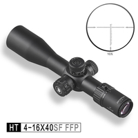 Lunette optique Discoveryopt HT 4-16X40SF FFP Accessoire de chasse Loupe 4-16X avec monture