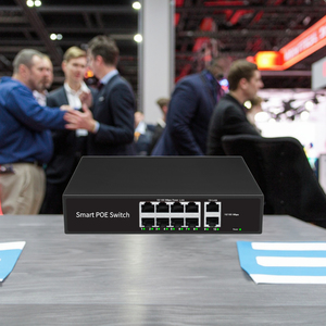 PoE mạng chuyển đổi với 10 gam <span class=keywords><strong>Ethernet</strong></span> an ninh & VLAN chức năng SNMP & QoS <span class=keywords><strong>IP</strong></span> mạng 1 năm bảo hành - Product Image 4