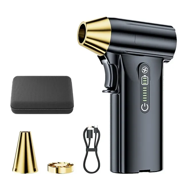 130000rpm Super Power High Speed Electric Dry Air Duster Blower Handheld Wireless 4000mah Mini Dusting Blower for Car