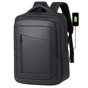 Sac à dos professionnel imperméable antivol en jean, grande capacité 20-35L, avec harnais rembourré - Product Image 1