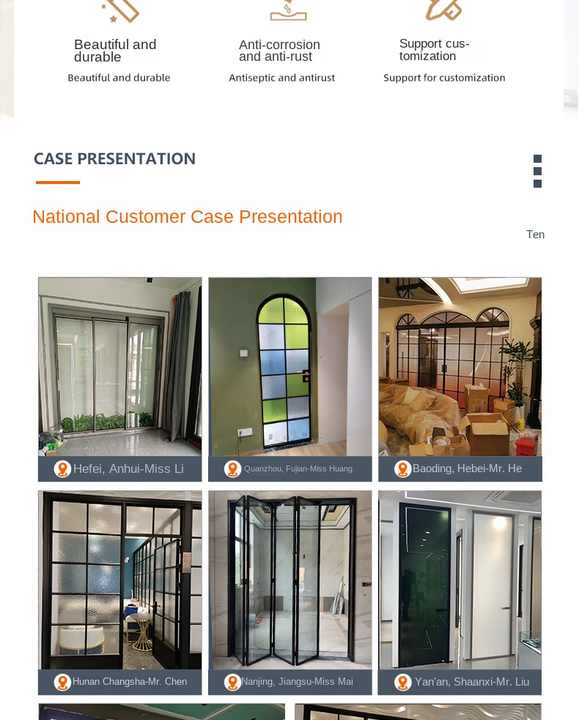 Customized Modern Design Home Horizontal Sliding Bay Window Aluminum Alloy Frame with Thermal Break & Soundproof Function