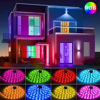 Bande LED RVB 12V 5M Étanche Flexible Couleur Changeante Bande Lumineuse 300Leds Multi Couleur SMD5050 Corps Cuivre