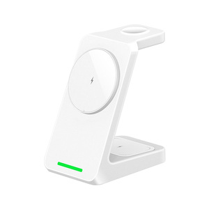 15W Nhanh Chóng Sạc Máy Tính Để Bàn Từ 3 Trong 1 Sạc Không Dây Trạm Cho Iphone Của Apple Đồng Hồ Airpods OJD-128 - Product Image 2