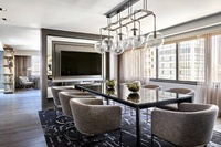 Ensemble de meubles de chambre d'hôtel de luxe moderne SHIYI |   Canapé et bureau combinés pour salon d'hôtellerie sur mesure pour projets 4-5 étoiles