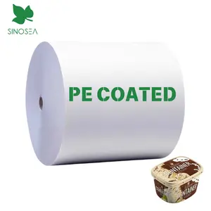 High Quality Raw Material Ice Cream Box Paper PE Coated Paper Cup Roll Cupstock Paper