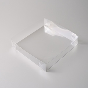 กล่องเบนโตะใสสีขาวแบบหนาพิเศษสำหรับใส่เค้กและคัพเค้ก - Product Image 4