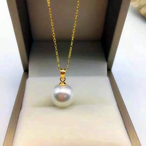 מכירה חמה בסיטונאי תכשיטי אופנה בוטיק נחמדים תכשיטי פנינת מים מתוקים 925 שרשרת כסף סטרלינג לנשים - Product Image 4