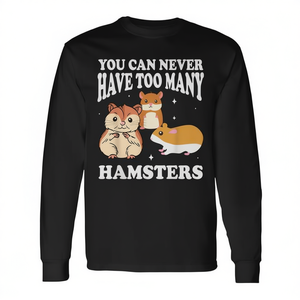 Camiseta de manga larga con diseño de raza de animales mamíferos sirios, Hamster - Product Image 2