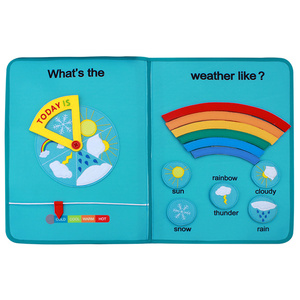 Fabric for kids Montessori reading early education of <strong>the</strong> <strong>baby</strong> Cloth <strong>Book</strong> for Early Education - Product Image 5