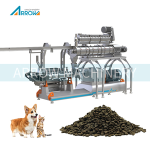 ARROW Equipo automático de producción de alimentos para perros 500-5000 Kg/h Capacidad ajustable Línea de alimentos secos inflados Componentes del engranaje del motor del núcleo - Product Image 3