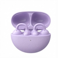 Headphone N53 Nirkabel Model Jepit Telinga untuk Bersepeda Yoga dengan Kontrol Sentuh Headset Terbuka