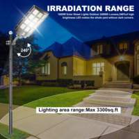 Lampu Jalan Tenaga Surya Terpadu Tahan Air IP65 1000W 500W 300W LED All-in-One