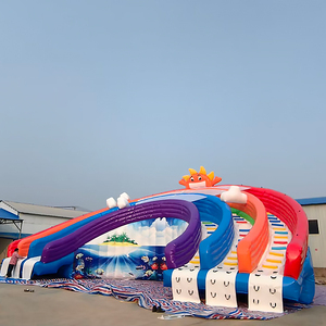 Tobogán de agua comercial inflable de Pvc de alta calidad, tobogán de agua inflable para niños, <span class=keywords><strong>Parque</strong></span> Acuático - Product Image 2