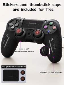เคสซิลิโคนป้องกัน Jemdo สำหรับ PS5 ปลอกซิลิโคนสำหรับจอย PS5 กันลื่น กันเหงื่อ อุปกรณ์เสริมสำหรับเล่นเกม - Product Image 2