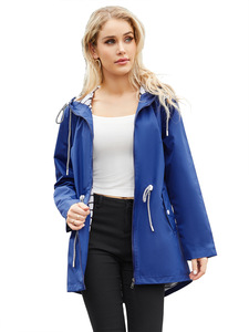 <span class=keywords><strong>Imperméable</strong></span> à capuche pour <span class=keywords><strong>femme</strong></span>, poncho vintage d'<span class=keywords><strong>été</strong></span> en polyester, longueur régulière, <span class=keywords><strong>imperméable</strong></span>, à manches longues, nouveau modèle européen américain 2026 - Product Image 3