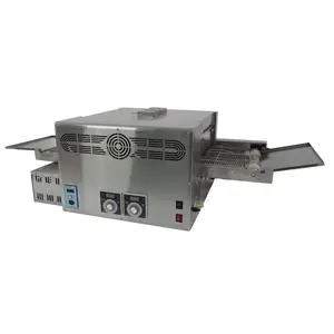 304 rvs transportband pizza oven gas/commerciële pizza transportband ovens