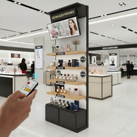 Étagère murale de décoration de magasin en métal personnalisée, vitrine de salon de beauté, présentoir de cosmétiques pour boutique