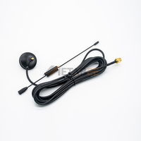 Antenne ISM 433 MHz à gain élevé 3dBi, connecteur SMA mâle, base magnétique robuste, câble RG174 omnidirectionnel