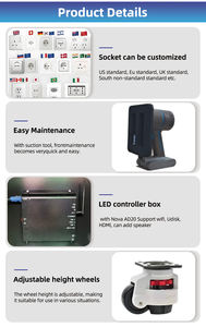 Station de DJ professionnelle pour discothèque avec cabine de DJ pour événements, écran LED personnalisé et cadre en aluminium - Product Image 3