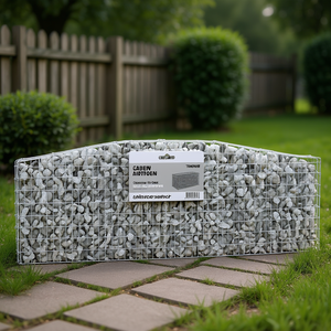 Canasta de Gabión Alcame, Hierro Galvanizado Plateado, Rectangular, para Cercas, Uso en Exteriores - Product Image 2