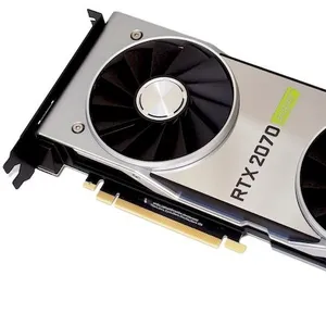 RTX 2070 süper grafik kartları 8GB GDDR6 PCI Express 3.0 ekran kartı-siyah/gümüş