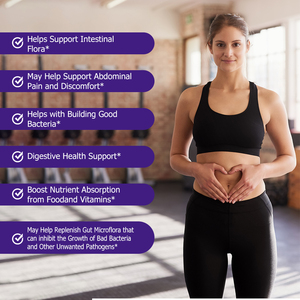 Cápsulas de Enzimas Digestivas y Prebióticos en Oferta, con Complejo de Enzimas Digestivas, Pueden Ayudar a Aliviar el Dolor y las Molestias Abdominales - Product Image 3