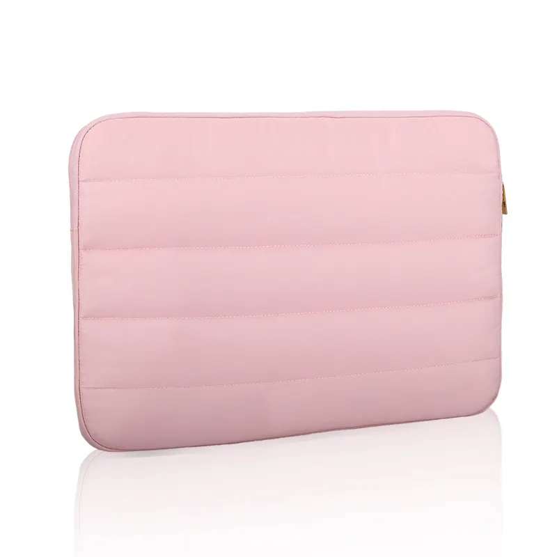 Tas Laptop kustom Pink desainer tas berdiri tas Laptop pelindung tahan air & penutup