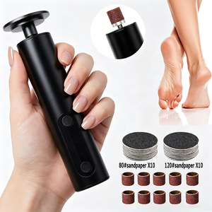 Ponceuse électrique professionnelle pour pédicure et manucure, lime à ongles, masseur de pieds avec écran LCD, éliminateur de peaux mortes et de callosités, outil de soin des pieds à domicile et en salon - Product Image 2