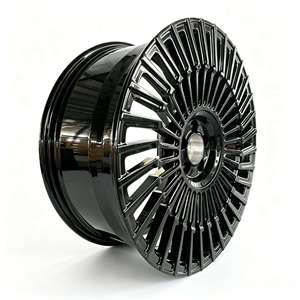 <span class=keywords><strong>Vente</strong></span> <span class=keywords><strong>Flash</strong></span> 21x9 Jantes forgées 5x108 Noir brillant Multi-Spoke Fit SUV Pneus d'occasion pour jantes de voitures - Product Image 4