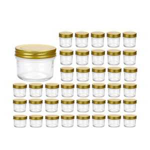 PET <b>Plastic</b> Jars Screw Top Lid Silver/Gold/Rose Golden Colors 100ml-1320ml Capacity CE Certified for Candy Cake Sugar Storage - Product Image 1