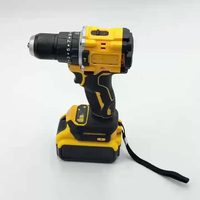 Ensemble d'outils combinés 4 kits, perceuse sans fil 21V 5.0AH à vitesse variable, moteur sans balais OEM, portée maximale 30mm, pour bricolage et usage industriel, garantie 3 ans