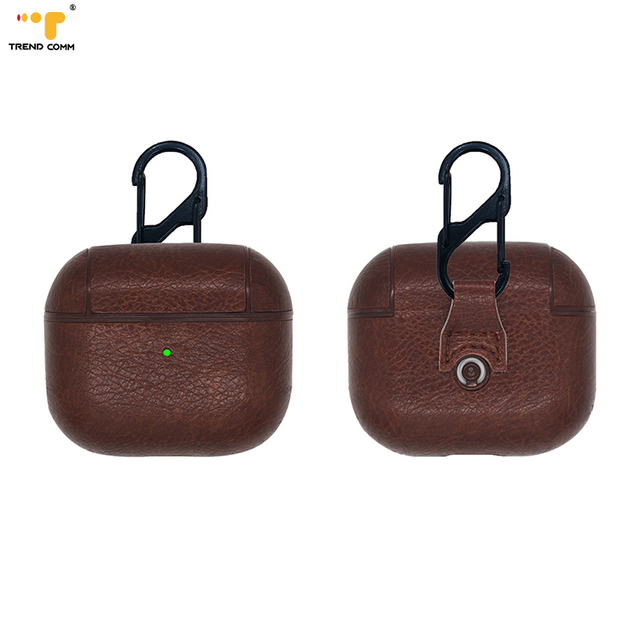 2026 New Luxury for Airpods 3 PC Earphone Cover Case Custom Design Keychain PU Leather Case Earphone Case