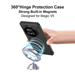 <span class=keywords><strong>GKK</strong></span> avec charnière magnétique étui antichoc couverture complète support de protection étui de téléphone portable pour Huawei Honor Magic V5 étuis - Product Image 2