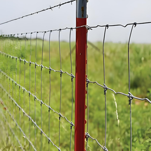Zusammen gebaut 12.5 Umwelt freundliches Spiel Verzinktes Scharnier feld Rinder Ziege Kuh Zaun Farm Guard <span class=keywords><strong>Deer</strong></span> Netting Mit Stahl zaun pfosten - Product Image 5