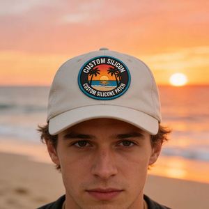3D Rubber Heat Transfer Silicone Logo Patches Custom for T-Shirt Hoodie Sportswear & Casual Apparel Branding - Product Image 4