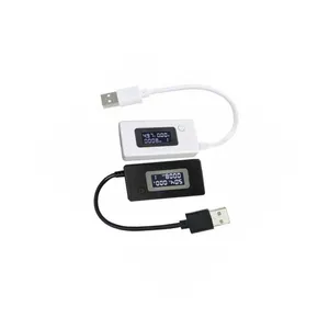 KCX-017 LCD USB הנוכחי מתח גלאי סוללה קיבולת בודק מד מתח