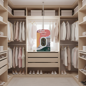 BREEZE Closet Deodorizer April Blossom <b>Wardrobe</b> Fragrance for Clothes <b>Storage</b> Cabinet - Product Image 3