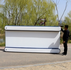 4M nước <span class=keywords><strong>Inflatable</strong></span> có thể gập lại thuyền luya câu cá nền tảng nổi thả <span class=keywords><strong>Stitch</strong></span> phao <span class=keywords><strong>Dock</strong></span> - Product Image 3