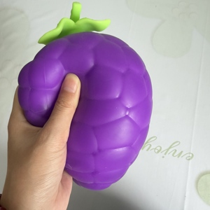 Novelty Simulation Extra Large Purple Grape Squishy Fruit Slow Rising Stress Relief <b>Educational</b> <b>Toy</b> Wholesale - Product Image 2