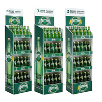 Étagère de présentation en PVC pour supermarché, présentoir de produits en PVC, présentoir en PVC pour eau en bouteille et bière