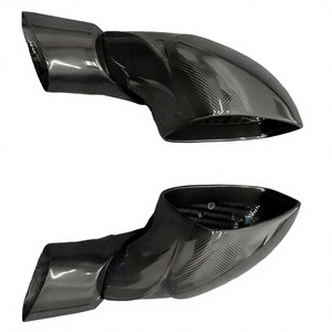 ฝาครอบกระจกมองหลังคาร์บอนไฟเบอร์แท้คุณภาพสูงสำหรับ Ferrari 458 488 F8 รุ่น 7002057 82909910 82909810 - Product Image 6