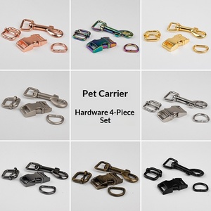 Set di 4 Pezzi in Acciaio Inox di Lusso <span class=keywords><strong>per</strong></span> Accessori da Viaggio, Fibbie <span class=keywords><strong>per</strong></span> Articoli in Pelle, Guinzagli <span class=keywords><strong>per</strong></span> <span class=keywords><strong>Cani</strong></span> - Product Image 3