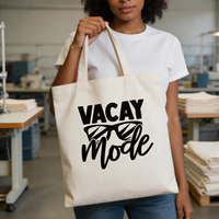 Sac fourre-tout en toile de coton promotionnel CHEERS Fashion pour femmes avec logo personnalisé et couleur sur mesure