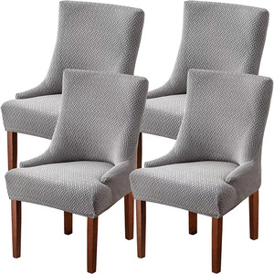 <span class=keywords><strong>Housse</strong></span> de fauteuil longue jacquard à carreaux, <span class=keywords><strong>housse</strong></span> de chaise élastique une pièce de couleur unie - Product Image 1